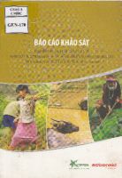 Báo cáo khảo sát quyền tiếp cận đất của phụ nữ nhìn từ thực trạng cấp giấy chứng nhận quyền sử dụng đất tại 6 vùng phát triển của Actionaid Vietnam